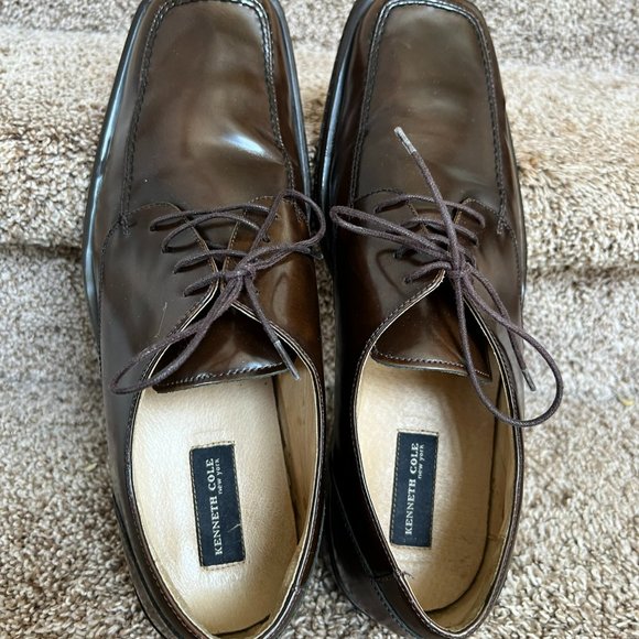 Kenneth Cole Men\'s Brown Leather Oxfords. main image 7